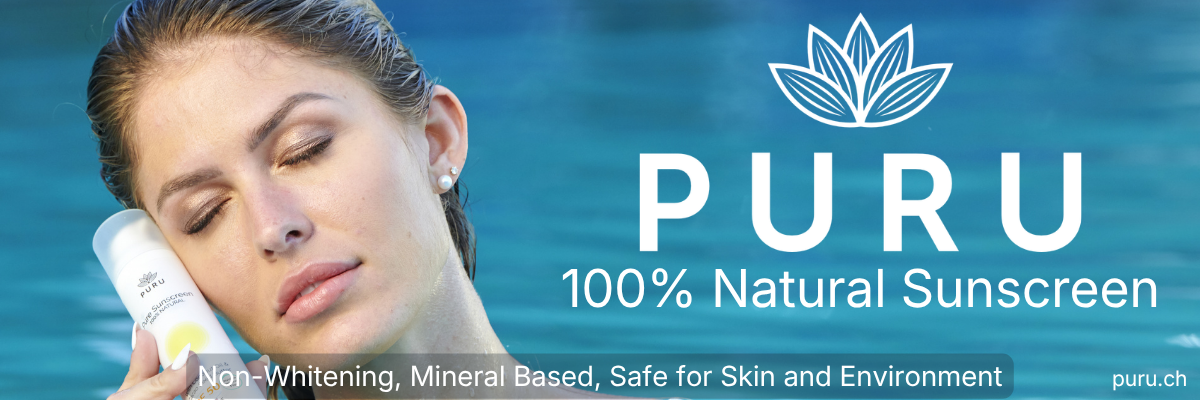 PURU - 100% Natural Mineral Sunscreen for Travellers